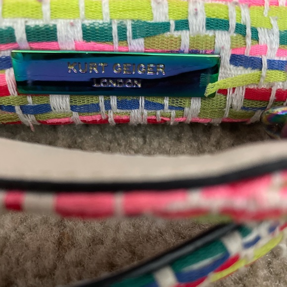 Kurt Geiger Tweed Rainbow Handbag - Picture 7 of 13